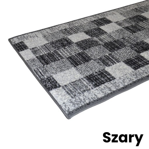 Kockovaný koberec šírky 80 cm sivý alebo svetlohnedý na mieru (1 ks má 10 cm