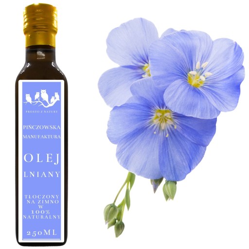 Ľanový olej Pińczowska Manufaktura 250 ml