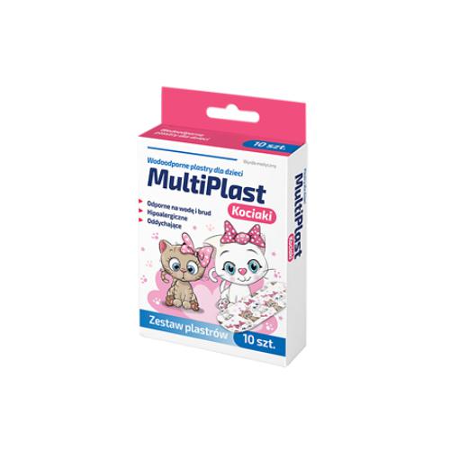 MultiPlast náplasti pre deti Mačiatka x 10 ks