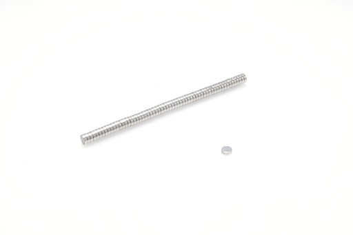 Neodymový magnet valcový MW 3x1 mm N38 50 ks.
