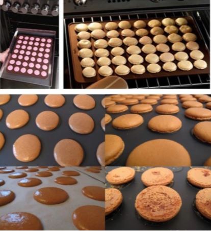 COOKIES MACARON MAT SILIKÓNOVÁ FORMA MAKARÓNOVÁ FORMA