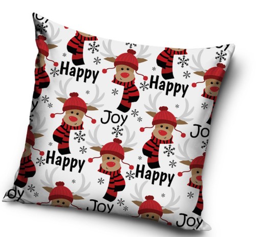 Vianočná obliečka na vankúš 40x40 sob Rudolf XMAS