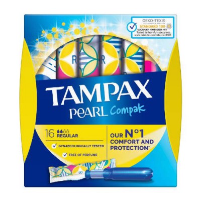 Tampóny TAMPAX Regular s aplikátorom, 16 kusov