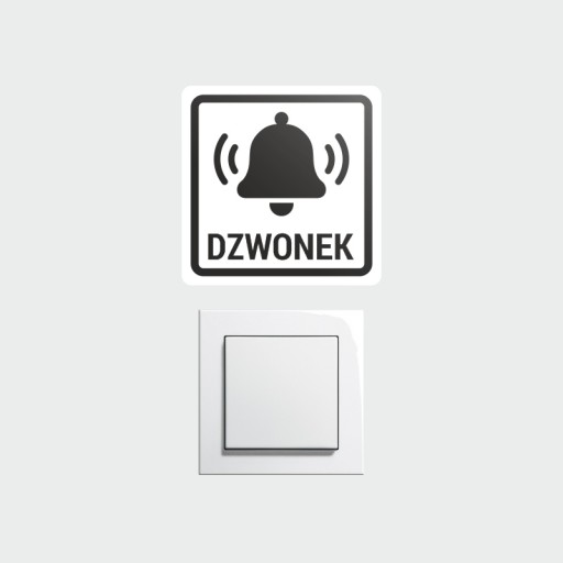 Zvonček - nálepka 10x10
