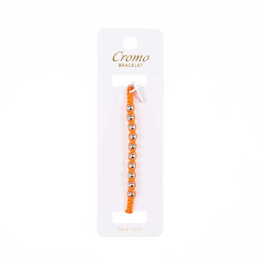 Náramok - desaťročný ruženec - neón - Cromo - mix farieb