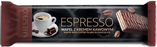 Mieszko Espresso vafle s kávovou smotanou 34 g x5
