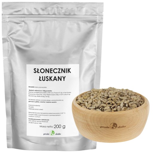 SLNEČNICOVÉ SEMÁ, lúpané slnečnicové semienka 200g