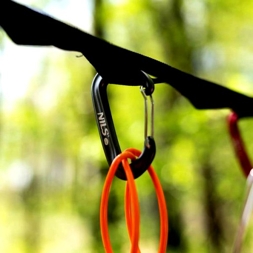 Karabína Carabiner Shackle Large Lock Survival