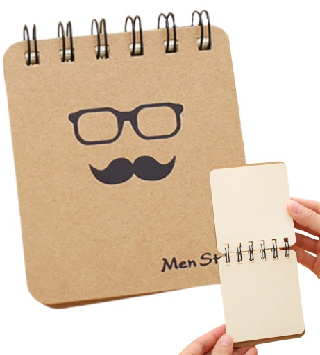 ELEGANTNÝ PÁNSKY ZÁPISNÍK ŠPIRÁLA SET NOTEBOOK 4x