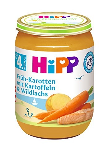 Hipp Obiadek Mladá mrkva Zemiaky Losos 5m 190g