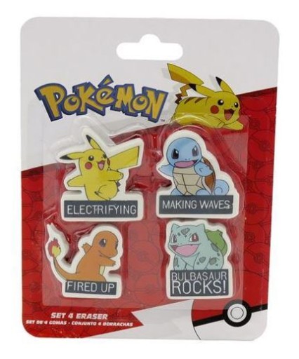 Gumy POKEMON, 4 ks