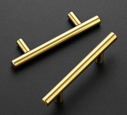 NÁBYTKOVÁ ÚCHYTKA zábradlie 160mm MATNÁ ZLATÁ