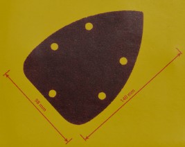 BRÚSNY PAPIER NA VELCRO DELTA IRON GR 60 5 ks