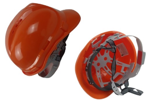 Ochranná prilba pri stavebných prácach Ochranná prilba oranžová