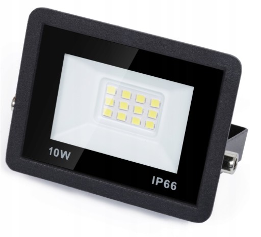 HALOGÉNOVÁ LAMPA LED SVETLOMET STUDENÁ BIELA 10W IP66 6500K