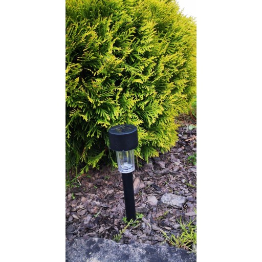 Záhradné solárne svietidlo 1 LED plast 4,7x30,5 cm