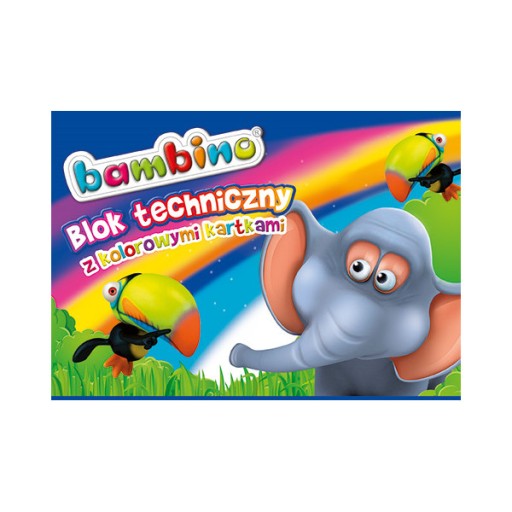 TECHNICKÝ BLOK, FARBA A4, 10 BAMBINO LIST