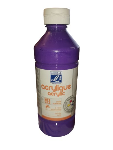 LEFRANC BOURGEOIS AKRYLÁTOVÁ FARBA 500ML FIALOVÁ