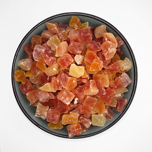 Kandizované kocky papáji 500g Bakamo