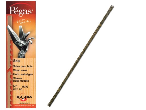 Pegas SKIP pílové listy na vlasy 130 mm Veľkosť 10 411