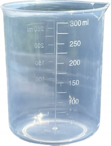 Plastový pohár s odmerkou 250/300ml, sada 3 kusov