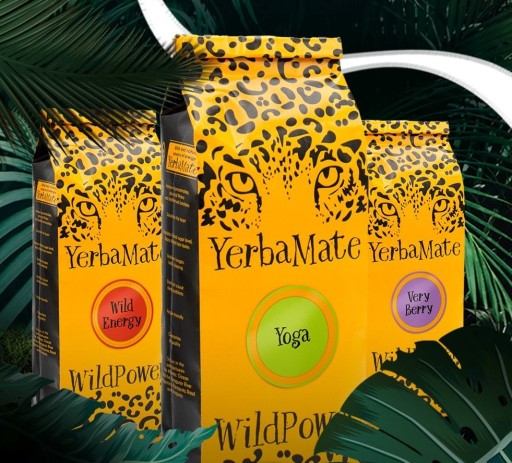 Yerba Mate IQ 200g WildPower kiwi guarana ženšen jahoda