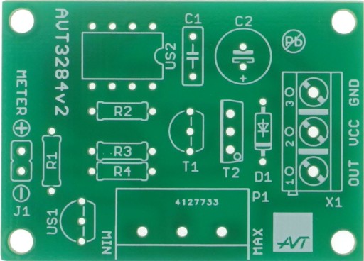Presný zdroj prúdu 0...25 mA, PCB AVT3284
