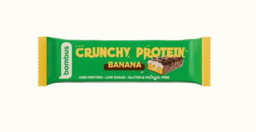 Chrumkavá proteínová banánová tyčinka BEZ GÉLU. 50 g