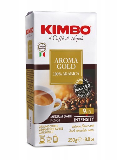 KIMBO AROMA ZLATÁ MLETÁ KÁVA 250G