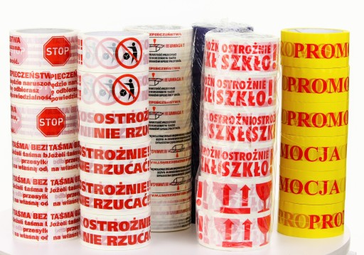 Bezpečnostná baliaca páska POZOR SKLO