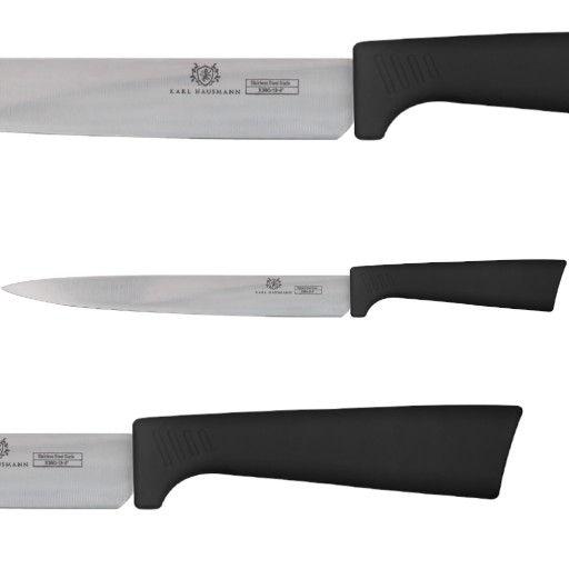 KUCHYŇSKÝ NÔŽ 21CM NA KRÁJANIE A KRAJENIE JEDLA, KLASICKÝ S BRADOU