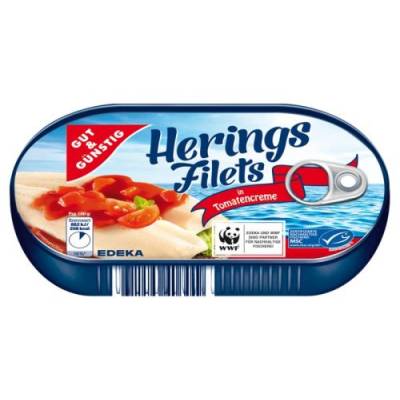 G&G Filety zo sleďov Filety Tomatencreme 200g