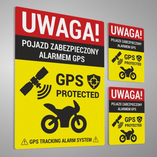 Informačná nálepka - Vozidlo chránené alarmom GPS