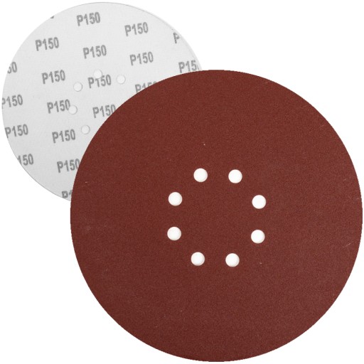 BRÚSNY PAPIER NA OMIETKU BRÚSKA ŽIRAFA SO VELCRO KOTÚČOM 225MM G150 P150