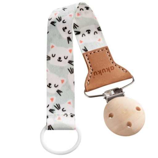 Prívesok na cumlík RIBBON pre mačacie dievčatko