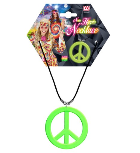 NÁHRDELNÍK S PRÍVESKOM PACIFIC, GREEN HIPPY, 70. roky 20. storočia