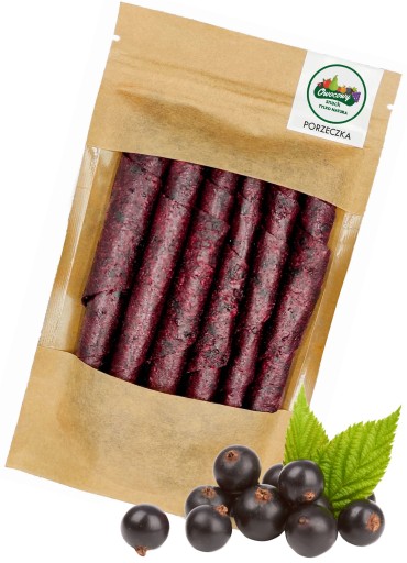 OVOCNÉ VALCE Ríbezľové 50g Prírodná ovocná pochúťka Ríbezľ