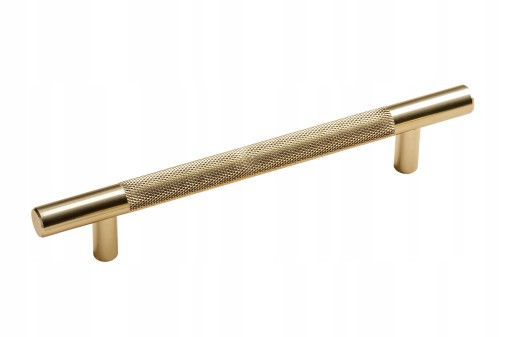 KĽÚČKA NA ZÁBRADLIE PRIEMYSELNÉHO NÁBYTKU, ZLATÁ, 160mm