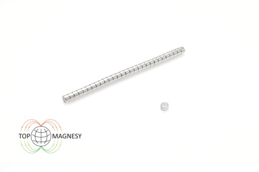 Neodymový cylindrický magnet MW 3x2 mm N38 100 ks