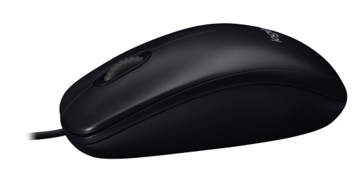 LOGITECH M90 drôtová myš, optický senzor 1000 DPI, čierne kancelárske USB