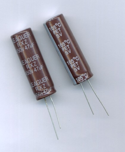 47uF 450V 47 µF 450 V SLIM LEAGUER (2 KS) ELEKTROLYTICKÝ KONDENZÁTOR