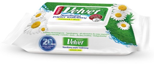 Vlhčený celulózový toaletný papier, 48 listov