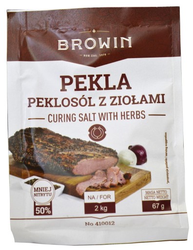PEKLA sušená soľ s bylinkami 67g BROWIN 410012