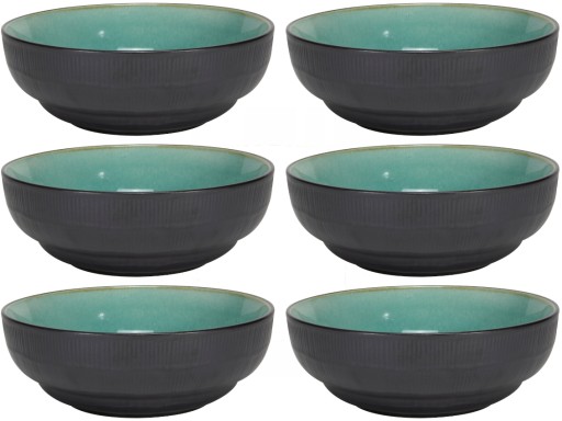 Porcelánová misa 17,5cm 700ml DIAMANTOVÁ ČIERNA