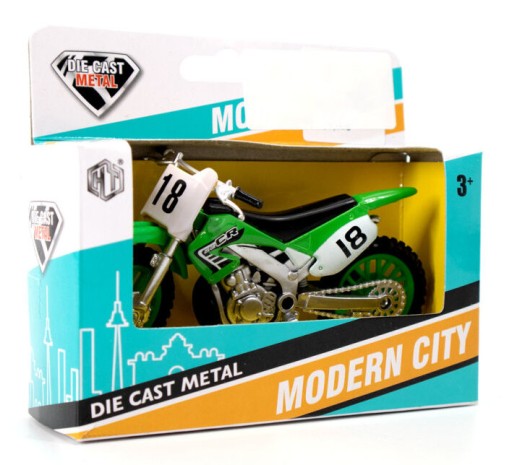 HRAČKOVÝ MOTOCYKEL CROSS METAL