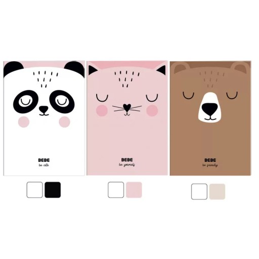 SMOOTH NOTEBOOK BB FRIENDS B6/32K INTERPRINT