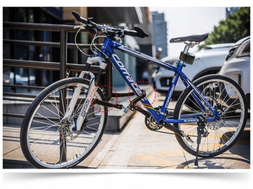 ZÁMEK NA BICYKEL PRE BICYKEL MOTORSKÚ KOLOBEŽKU ZÁMOK NA BICYKEL TVRZENÁ REŤAZ