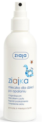 Mlieko po opaľovaní pre deti s upokojujúcim czufa mliekom Ziajka 170 ml
