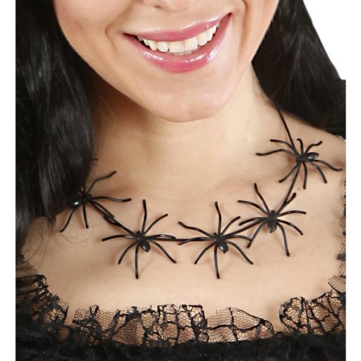SPIDER NÁHRDELNÍK SPIDER HALLOWEEN SPIDERS