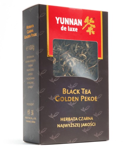 YUNNAN DE LUXE GOLDEN PEKOE čierny sypaný čaj LB101 100G